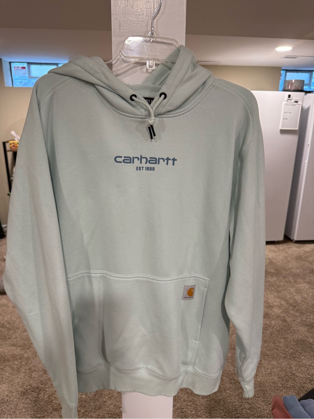 Carhartt Women’s Mint Green Hooded Sweatshirt